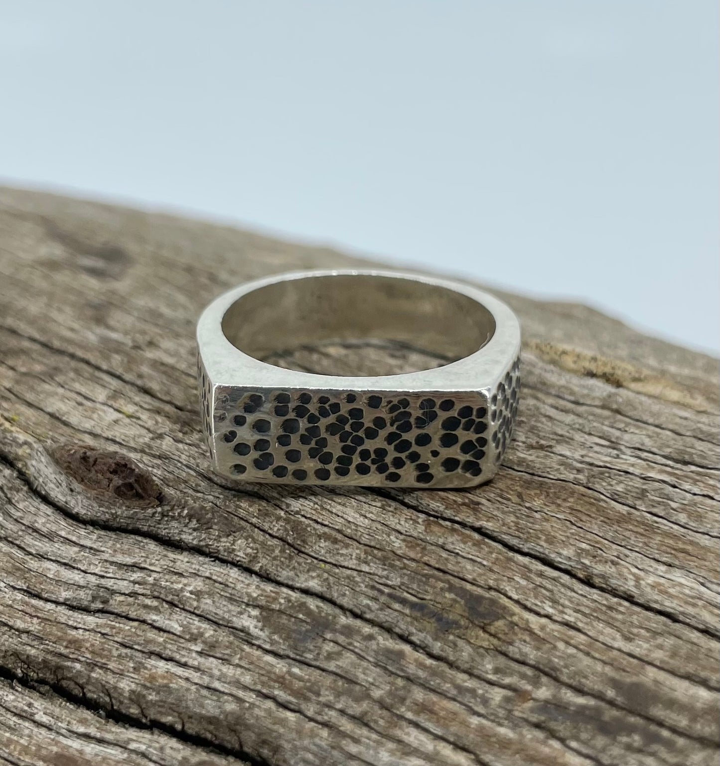 Snow Leopard Ring 925 Sterling Silver